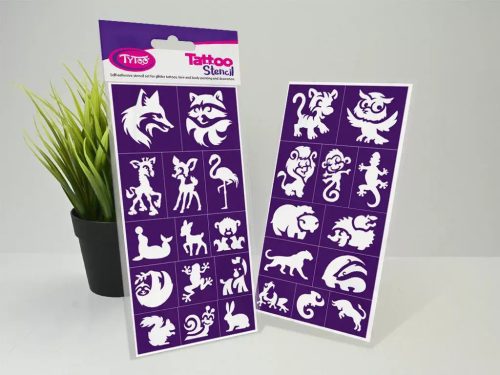 Sablonok, Forest Animals, Erdei állatok sablon szett, min. 20 minta
