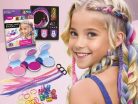 Magic Hair Studio, hajdíszítő szett hajkrétával, gyöngyökkel és műhaj fonatokkal