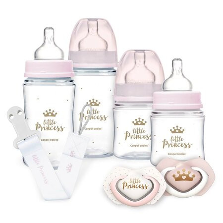 Canpol Royal Baby Ajándék szett újszülötteknek - Rózsaszín