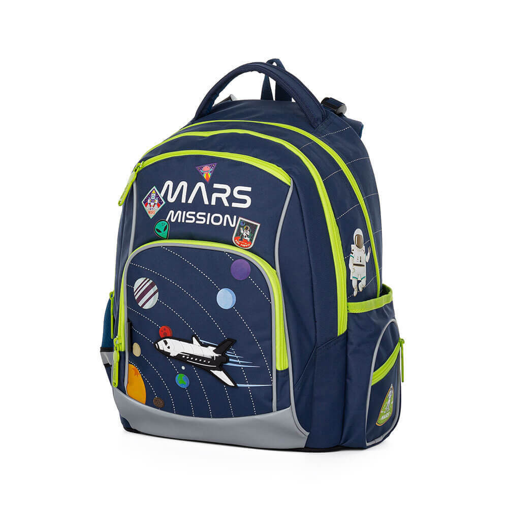 Space ergonómikus hátizsák, iskolatáska tolltartóval és tornazsákkal, Oxy Go