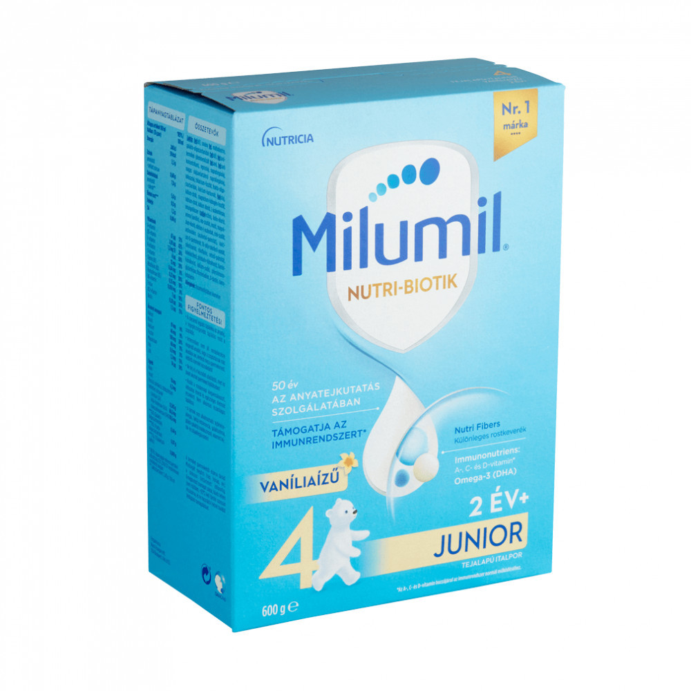Milumil 4 Junior vanília ízű gyerekital 24 hó+ (600 g)