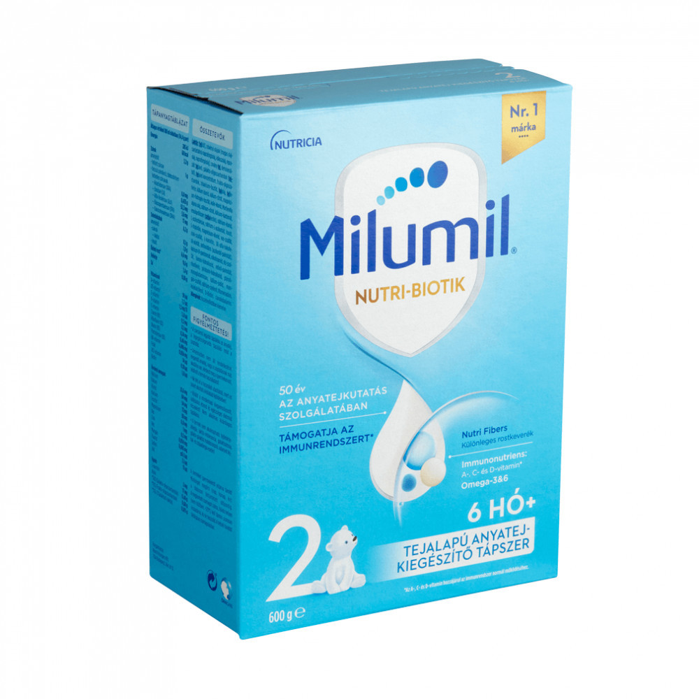 Milumil 2 anyatej-kiegészítő tápszer 6-12 hó (500 g)