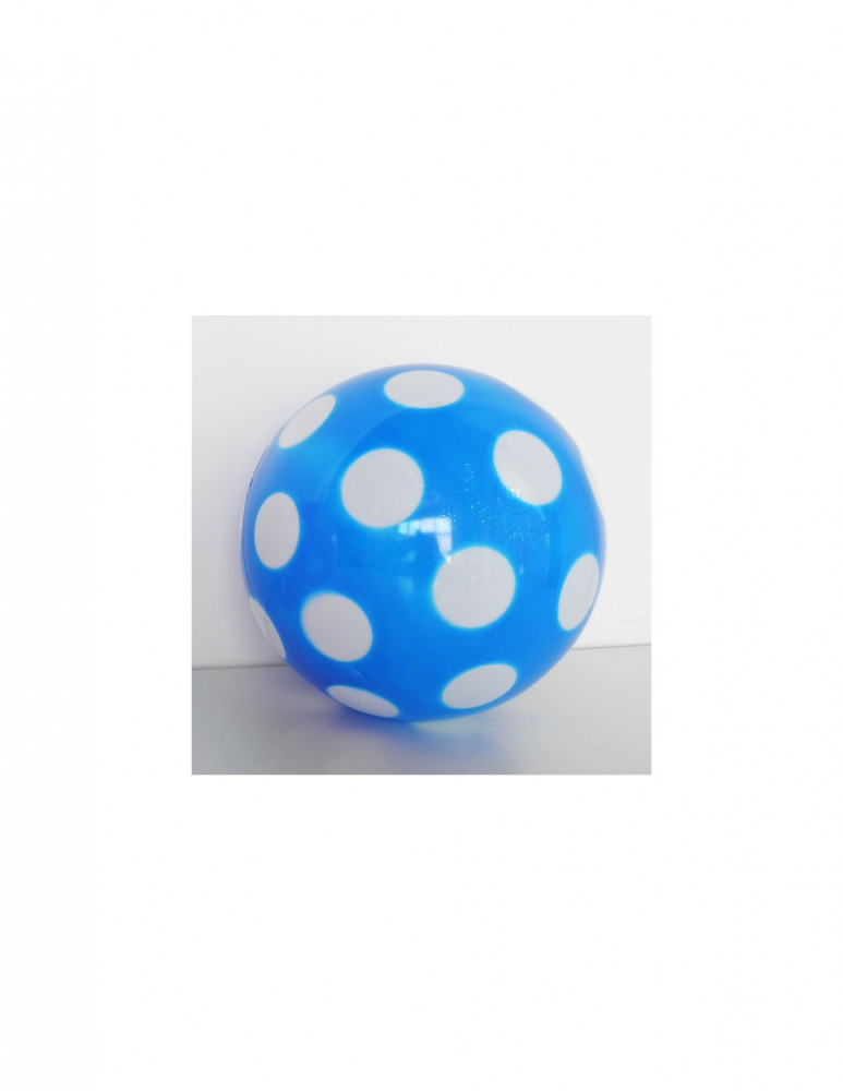 Pöttyös lakkfényű labda - 22 cm, többféle