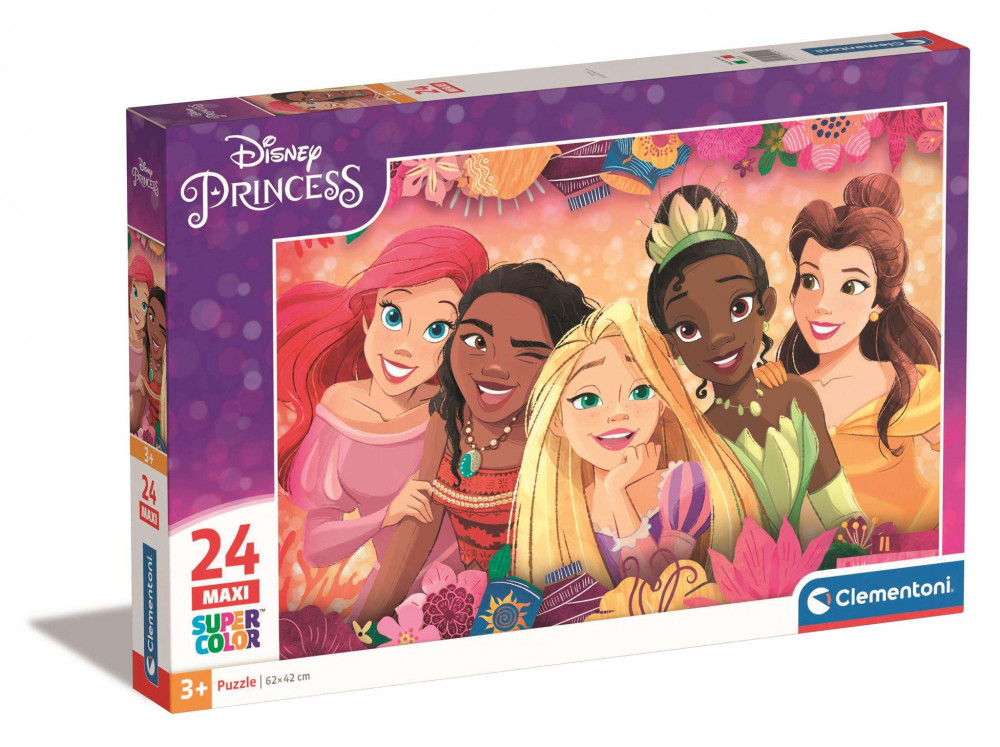 Clementoni 24 db-os Maxi puzzle - Disney Princess (24241)