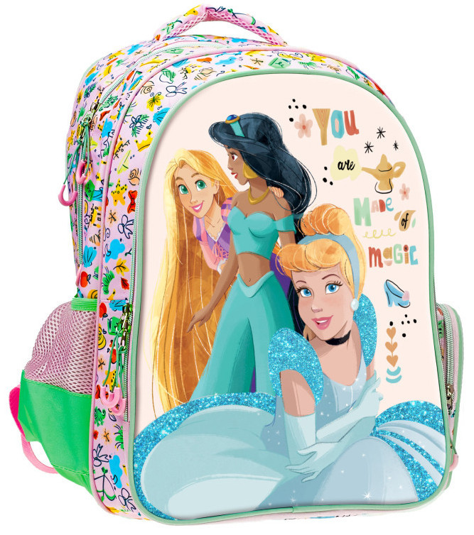 Disney Hercegnők Magic iskolatáska, táska 42 cm