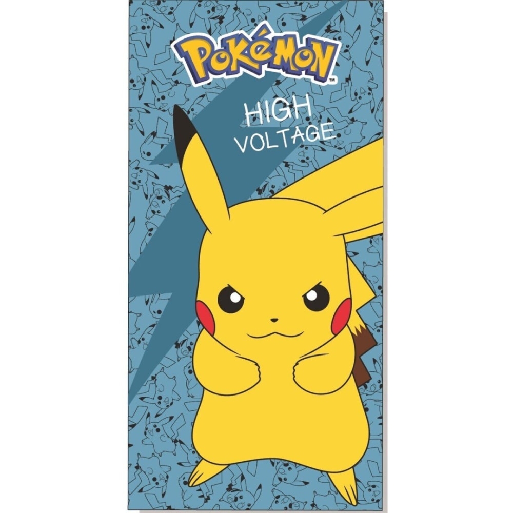 Pokémon High Voltage fürdőlepedő, strand törölköző 70x140cm (Fast Dry)