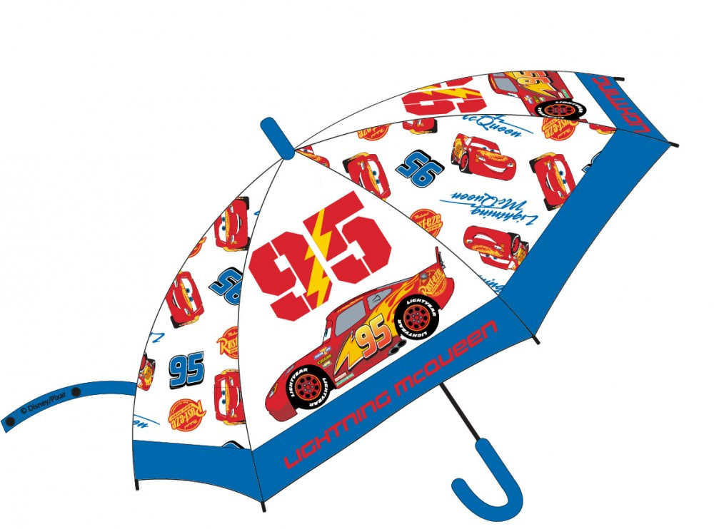 Disney Verdák gyerek félautomata átlátszó esernyő Ø74 cm