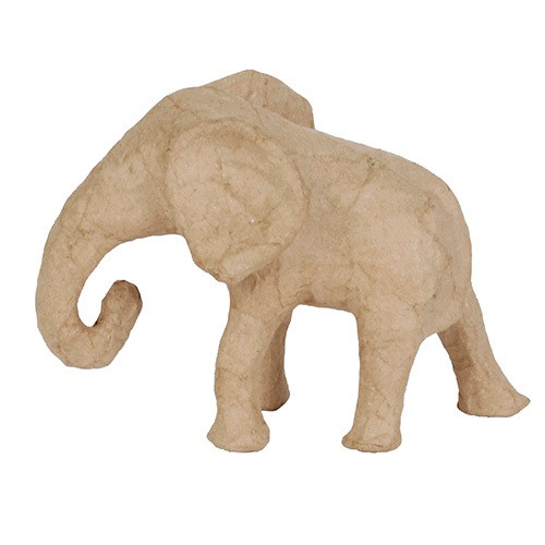 Kreatív decoupage tárgy Clairefontaine Décopatch afrikai elefánt 8cm